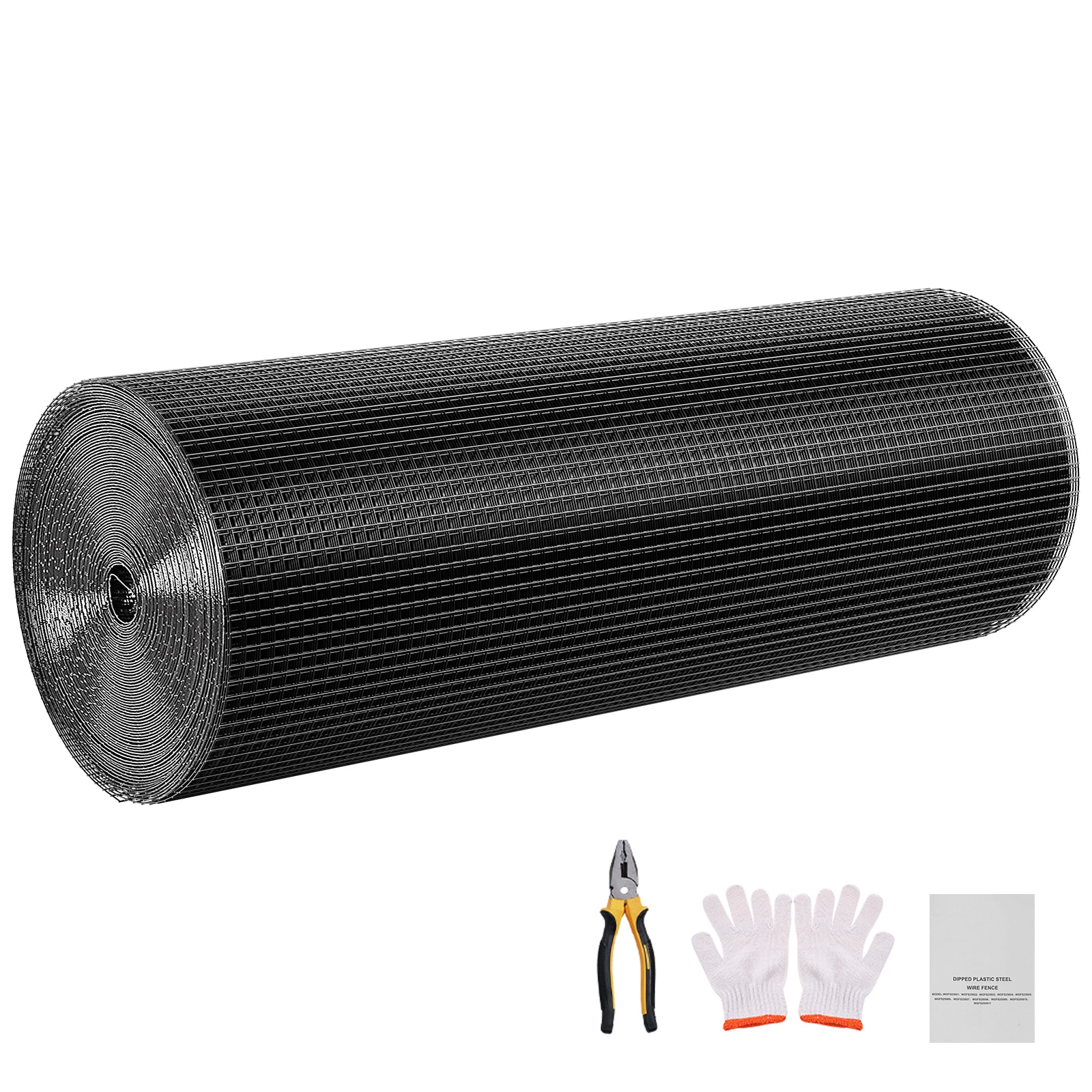 Hardware Cloth 24 In X 50 Ft, 1/2 In 19 Gauge Galvanized Wire Mesh Roll, Weather-Resistant Vinyl Coated Chicken Wire Fencing, Heavy Duty Welded Garden Plant Fencing For Rabbit Cage Snake Fence_voghion.com